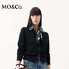 MO&Co. Women's Faux Two-Piece Denim Patchwork Knit Cardigan