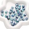 12x10mm Glass Cut Flat Round Beads Interval Scattered Beads For DIY Bracelets Necklaces Jewelry Making