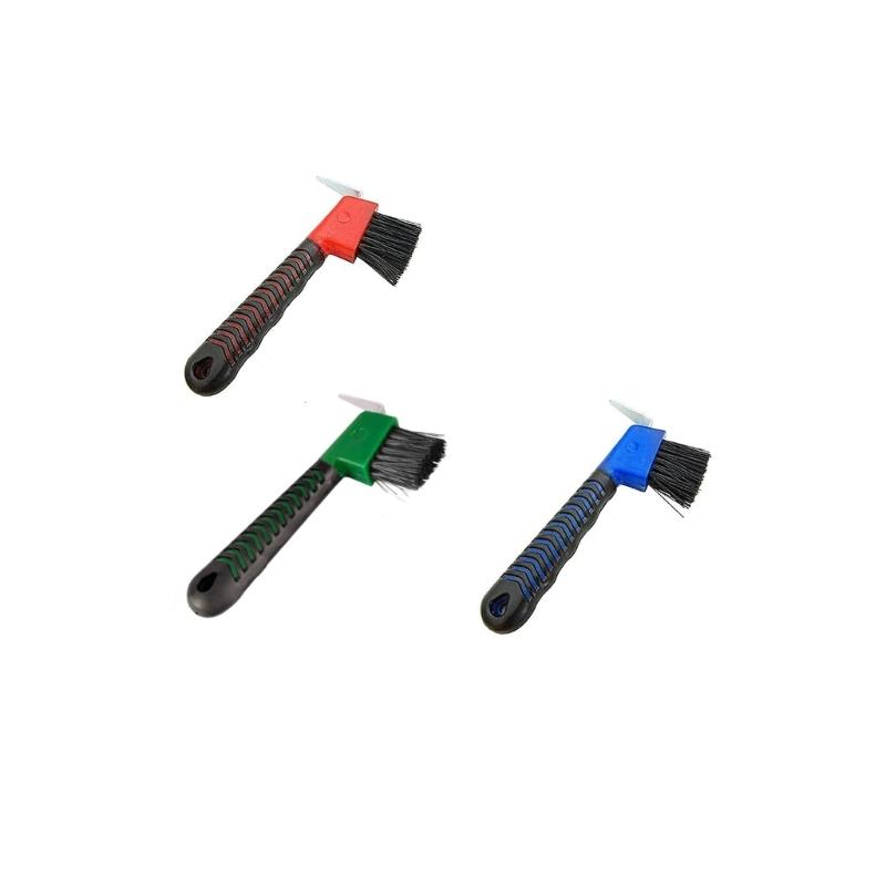 

Durability Steel Horse Hoof Hook and Brush for Thorough Cleaning and Prevention of Hoof Diseases in Equines Maintenance