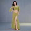 New Belly Dance Dress Set Oriental Indian Mesh Performance Outfit