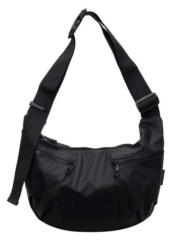 

Універсальна шкіряна сумка-кросбоді у формі вареника: Велика місткість, багатошарова застібка-блискавка, модна повсякденна сумка через плече