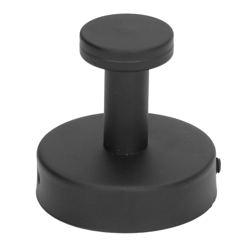 Single Coat Hook 304 Stainless Steel Black Wall Mounted Towel Clothes Hat Hanger for Bathroom