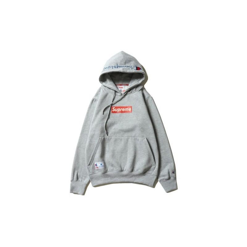 Moletom Novo Supreme Classic Box Logo Jumper Champion Moletom Bordado