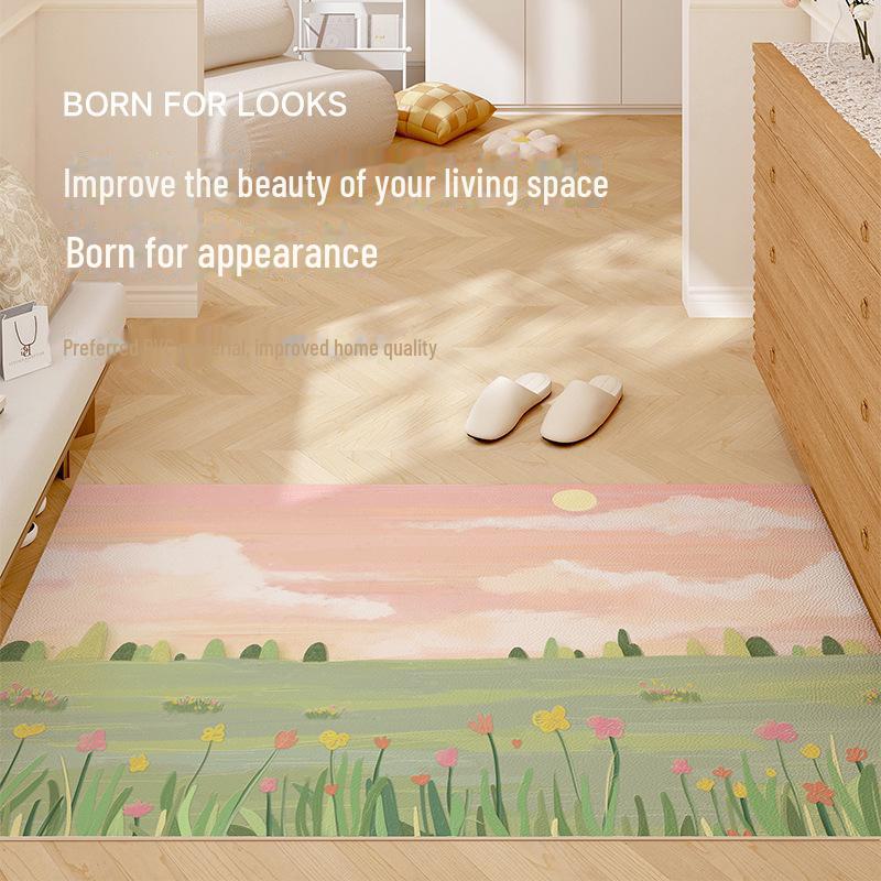 Dirt-resistant PVC Door Mats - Easy To Clean with One Wipe; Can Be Trimmed To Fit Entrances.