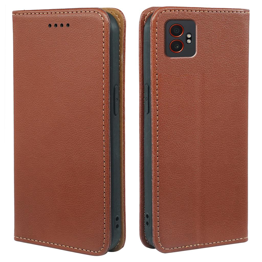 Für Samsung Galaxy XCover7 Pro Hülle Brieftasche RFID-Blockierung Leder Handyhülle Starker Magnetverschluss