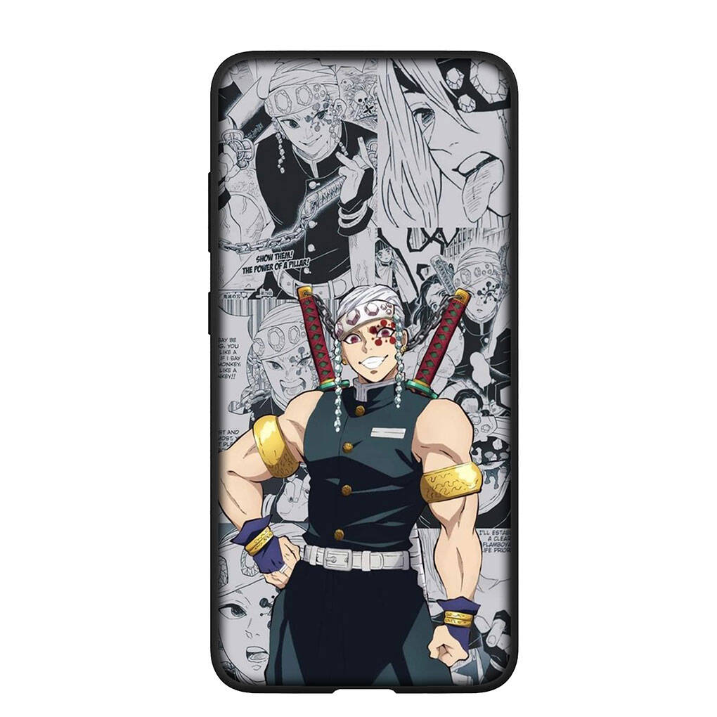 Case for Samsung Galaxy S25 S23 S22 S24 Ultra FE A05 A06 A15 A16 A36 A37 A35 A54 A55 A56 A57 A25 A26 A53 A17 Comics Kamado Tanjirou Demon Slayer Cover