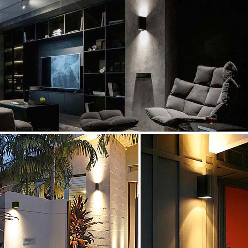 Oeny Outdoor Waterproof Square Stair Wall Light