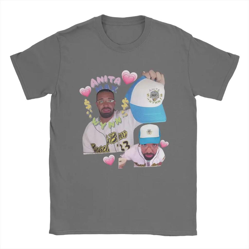 Anita Max Wynn Love Men T Shirt Vintage Tees Short Sleeve Round Neck T-Shirt 100% Cotton 6XL Clothes