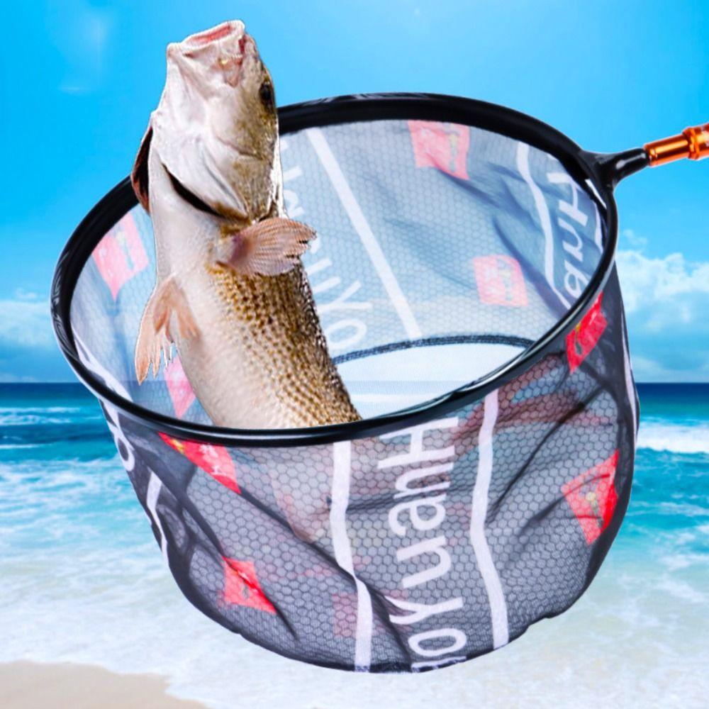 Net Deepen Titanium Zinc Zinc Alloy Ultralight Carbon Fishing Net Landing Net Fishing Hand Net Fishing Scoop