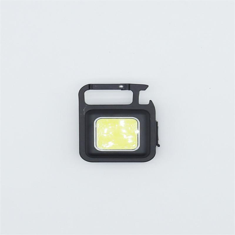 Strong Light Portable Mini Keychain Small Flashlight Charging Camping Work Light Multifunctional Auto Repair Portable Light LED