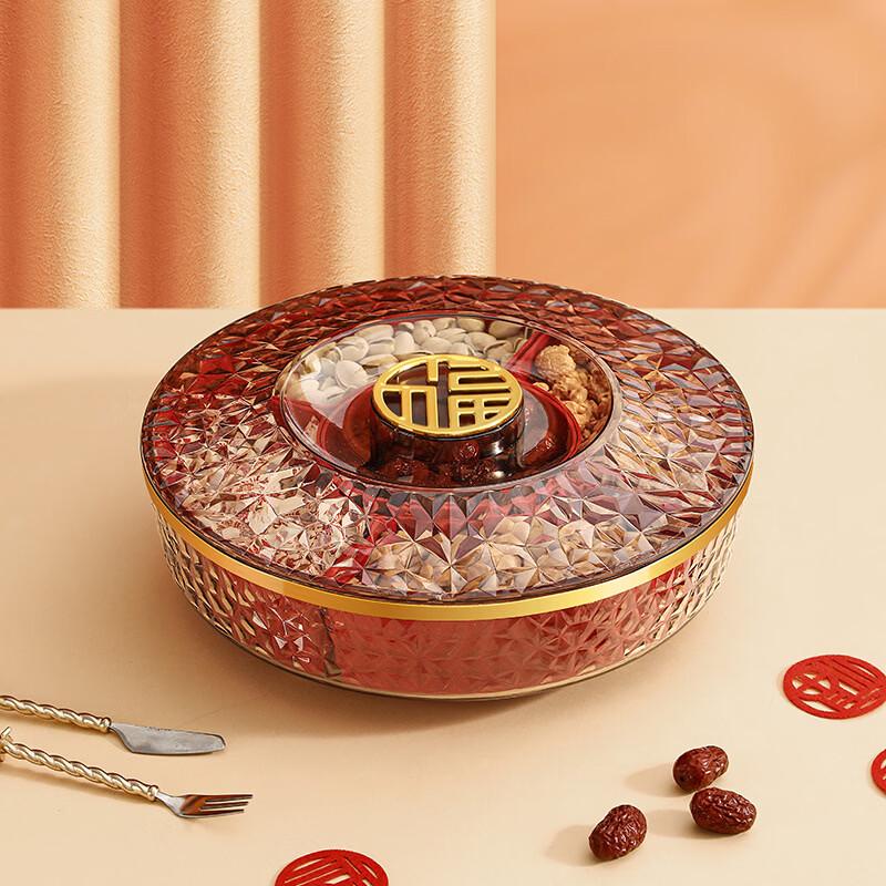 

Ru Han Lucky Cat New Year Candy & Fruit Dish