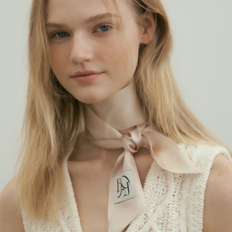 BB’DE SOLI’DE vere silk hair scarf (3 color)