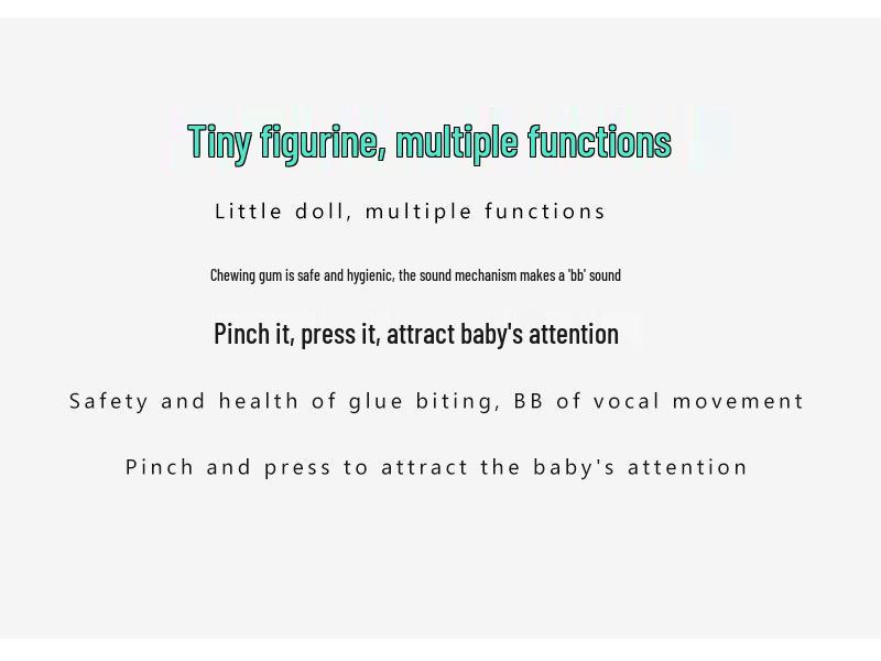 Baby Musical Plush Bear & Rabbit Teether Pendant - Multifunctional Educational Hanging Toy for Cribs & Car Seats