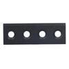 Barn Door Track Connector Plate Kit Carbon Steel Sliding Door Hardware Fittings 8x2.7cm