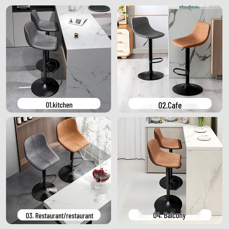 Luxury Adjustable Bar Stool for Home or Commercial Use