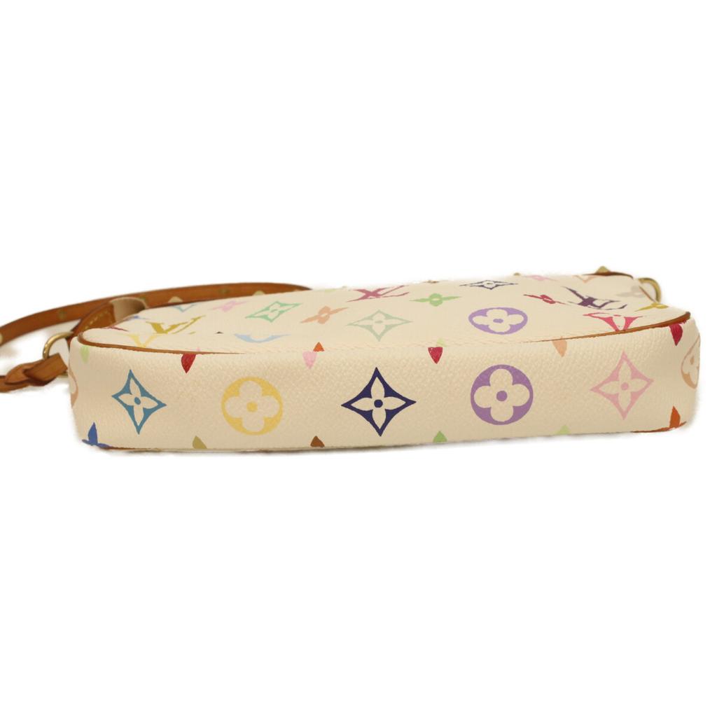 Louis Vuitton M92649 Pochette Accessoire Monogramme Multicolore Marron Sac à Main BronOccasion