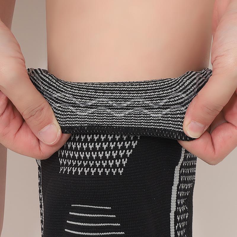 Silicone Spring Sports Knee Pads - Colored Knitted for Running and Mountaineering, Unisex