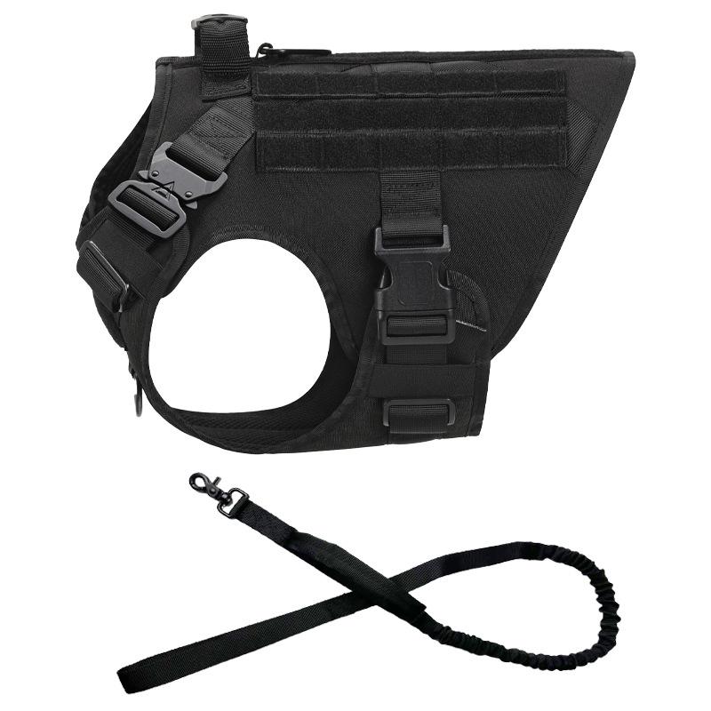 1000D Utomhus Taktisk MOLLE Hundväst för Promenader & Träning
