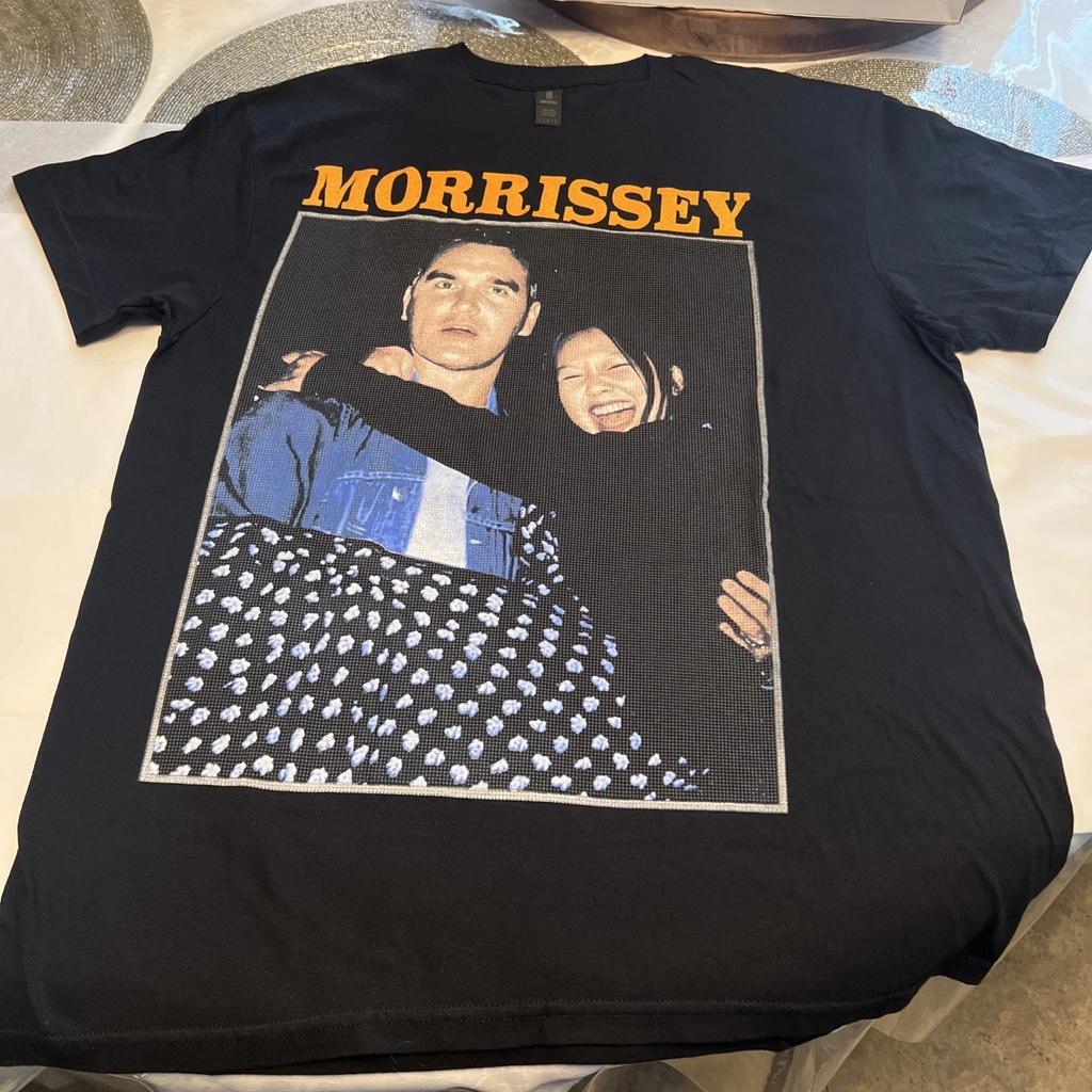 New Morrissey North America 2025 Tour Short Sleeve Black Shirt