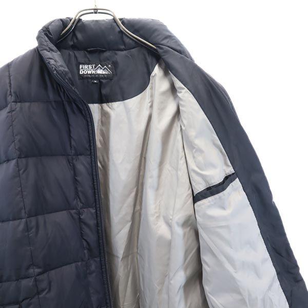 FIRSTDOWN 90s Old Logo embroidery Down jacket M Black series Men's Used