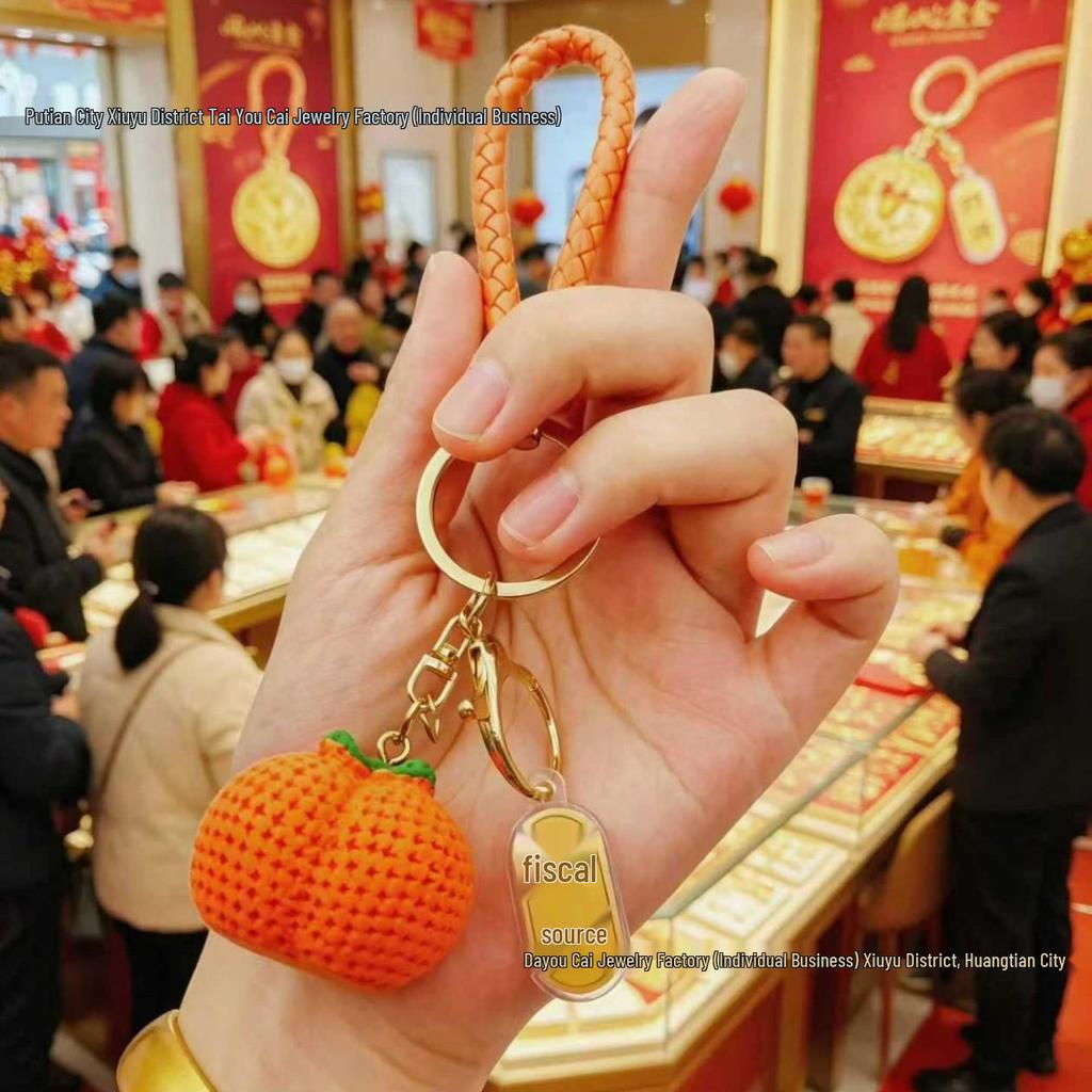 Creative DIY Good Luck Keychain Pendant