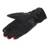 KOMINE Motorrad-Schutzhandschuhe aus winddichtem Leder HG XL Schwarz/Rot 06-844 GK-844