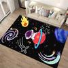 Astronaut Cartoon Space-Themed Carpet with Stars and Planets Design Suitable for Use As an Anti-slip for Living Room Bedroom Sofas
