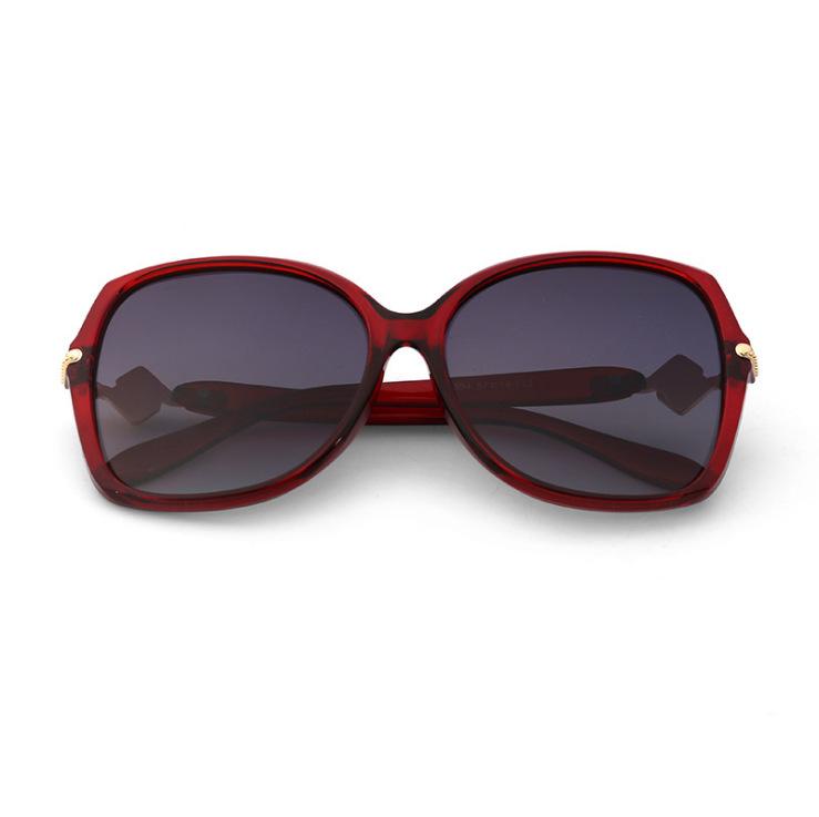 

Женские солнцезащитные очки с поляризованными линзами Damp Shading, многоугольные очки с большой оправой