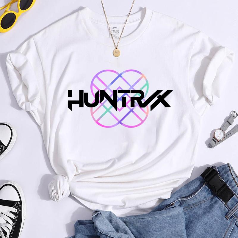 Hot K-Pop Demon Hunters Funny Summer T-Shirt Harajuku Saja Boys Derpy Tiger Print Fashion Short Sleeve Summer Casual T-Shirt Top