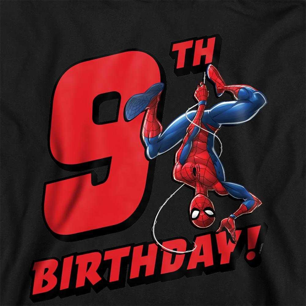 Spider-Man Childrens/Kids Pull Over 9th Birthday Hoodie