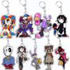 Pro The Amazing Digital Circus Ragatha Pomni Gangle Kinger Akrylový Vlastnoručně Vyrobený Roztomilý Kreslený Anime Klíčenka Přívěsek Hračka Dárky 5cm