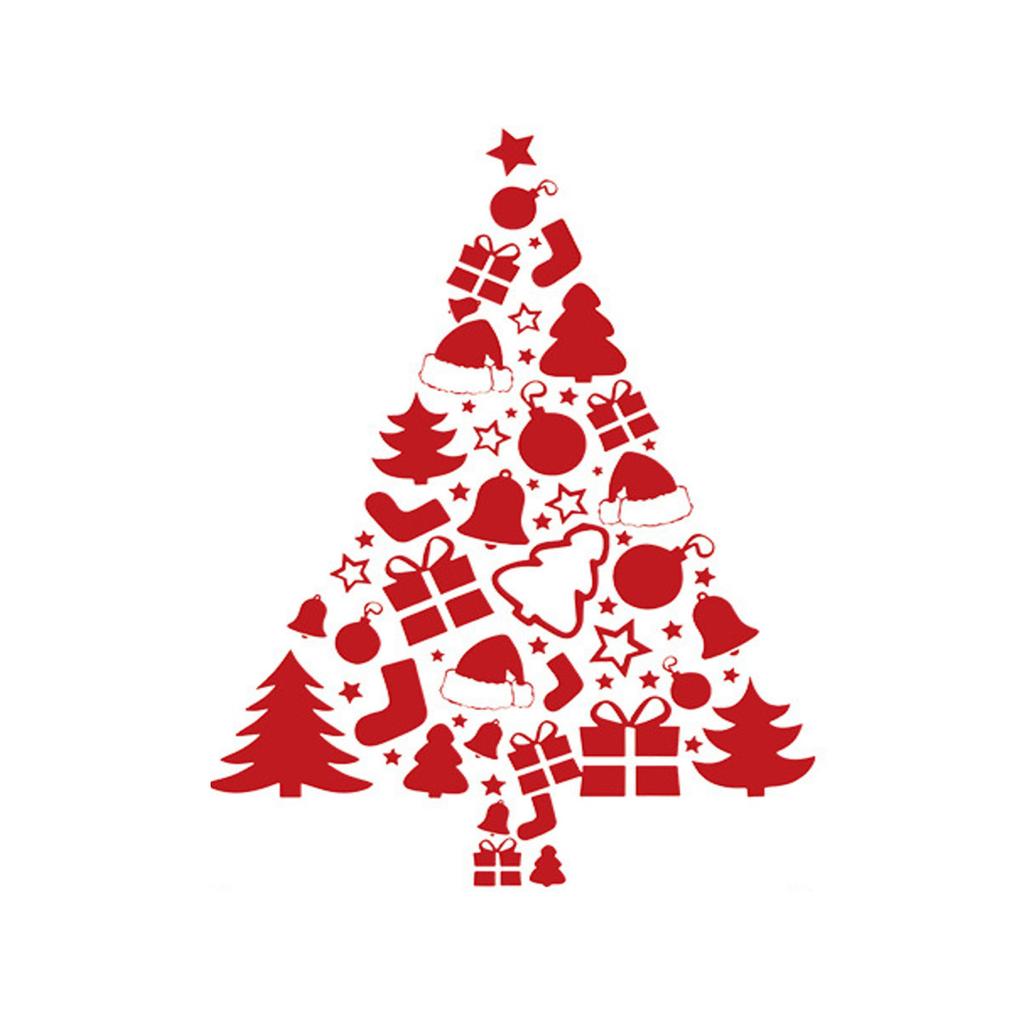 Christmas Decorations Holiday Party Decoration Window Stickers Pvc Static Stickers Window Decorations