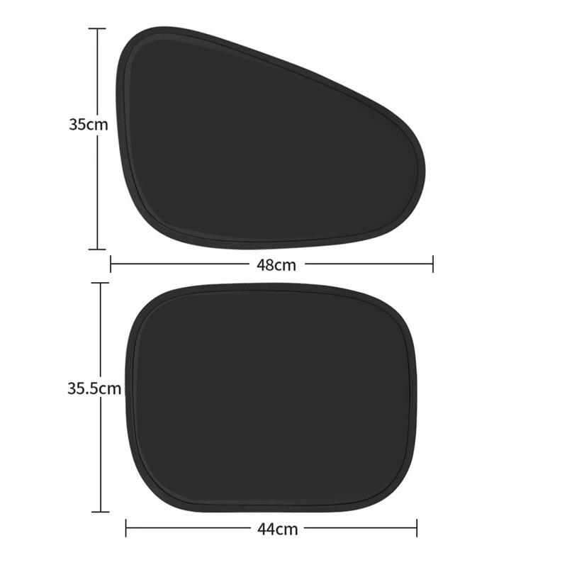 Car Windshield Sunshade Curtain - Front Window Sun Blocker & Heat Insulation Cover