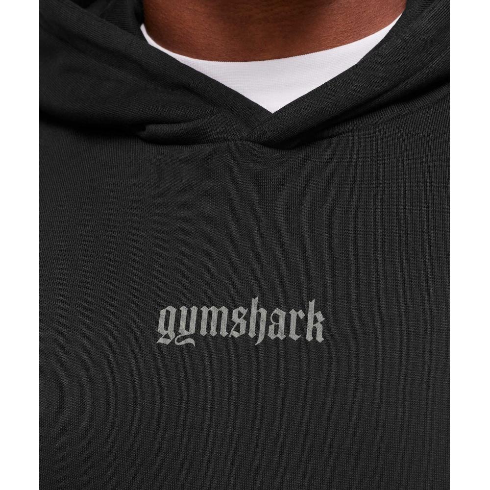 Gymshark Olde English Hoodie Black A3b6u Bb2j