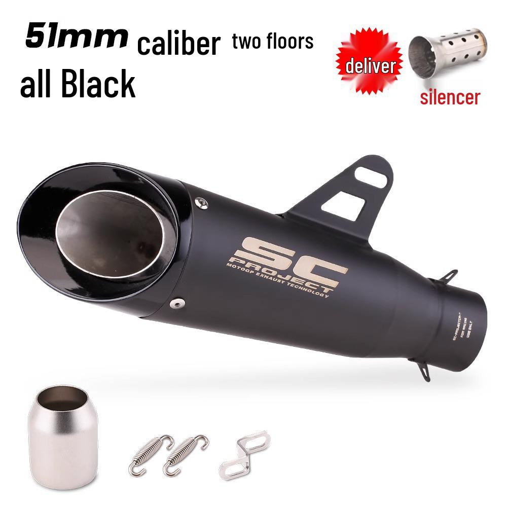 Ninja Z250/Z300/Z400 MT07/09 R25/R3/R6 Street SC Double/Triple Layer Motorcycle Exhaust Pipe