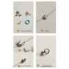 Pure Hand-painted Beads Stickers Diamonds Set Pearl Diy Jewelry Accessories Material Package Beads Car Pendant Cell Phone Chain Beads