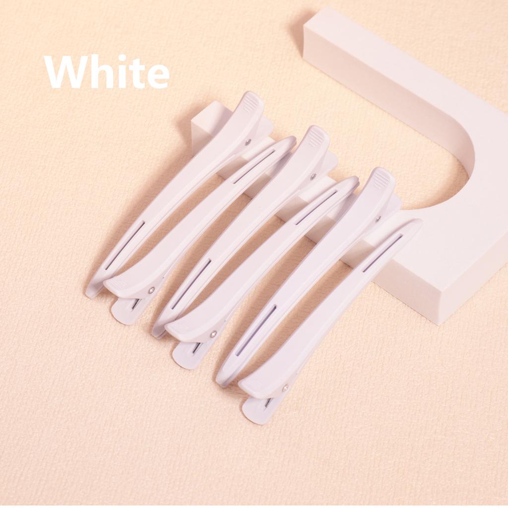 6peices Professional Hair Salon Hair Clips Plastic Single Fork Hair Clips for Styling - Segmentation Special for Real Hair Wigs