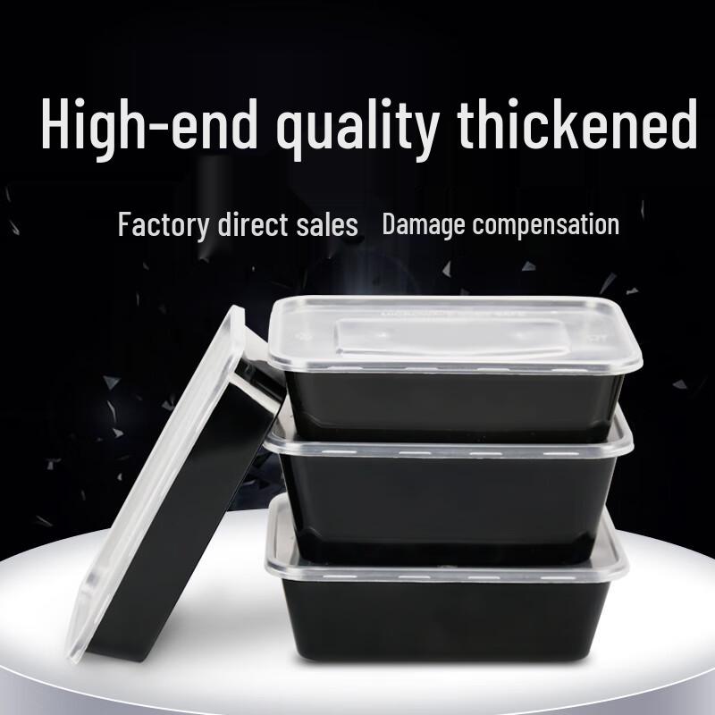 Disposable Rectangular Takeaway Meal Prep Containers