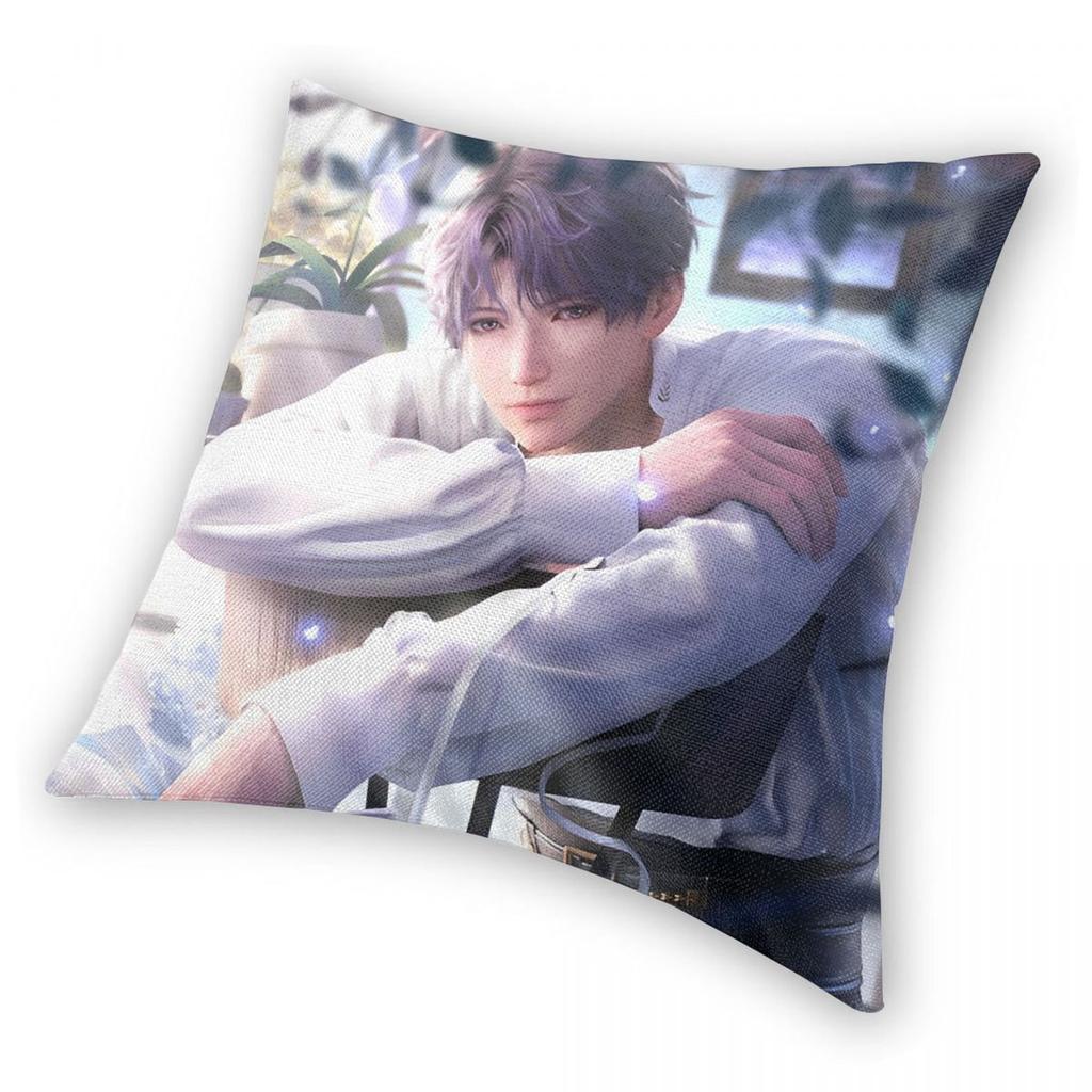 Love And Deepspace Rafayel Pillowcase Printed Fabric Cushion Cover Gift Pillow Case Cover Home Zipper 40*40cm