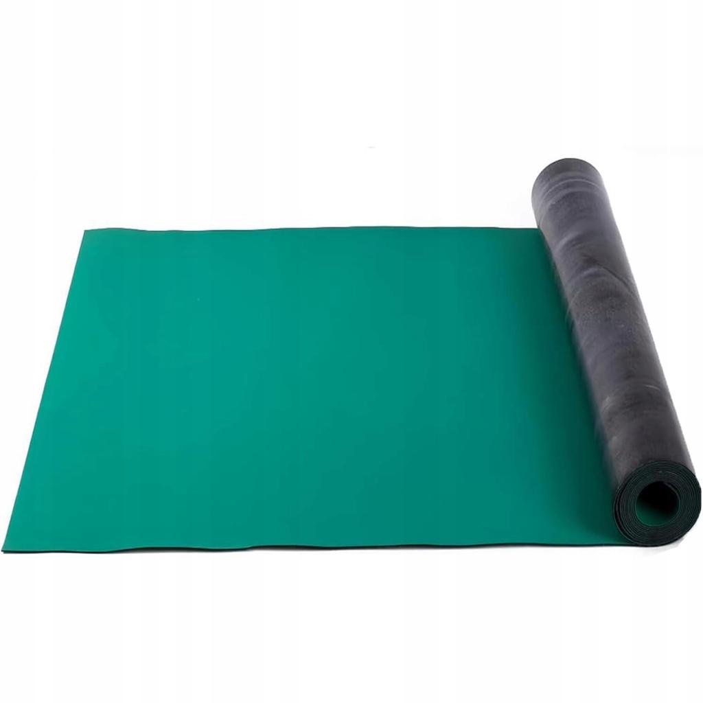 ESD Antistatic Mat, Green Roll, 0.6m X 10m, Thickness 2mm