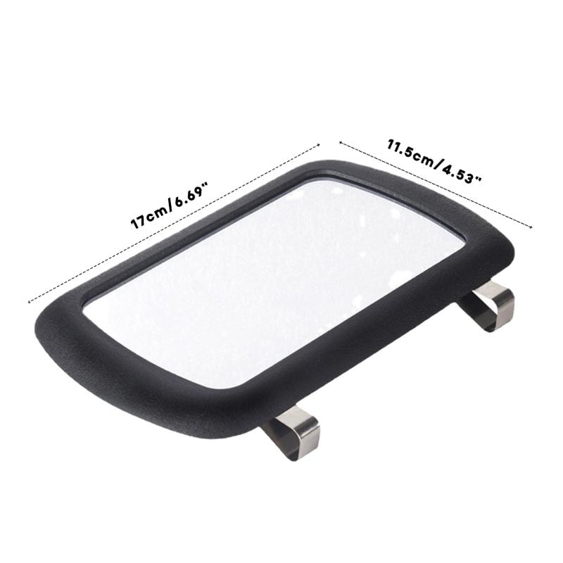 Car Clip on for Sun Visor Mirror Make-Up for Sun Screen Cosmetic Mirror High Def