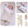 Warm Newborn Swaddle Wrap Imitation Berber Fleece Baby Blanket Newborn Baby Sleeping Bag  Infant