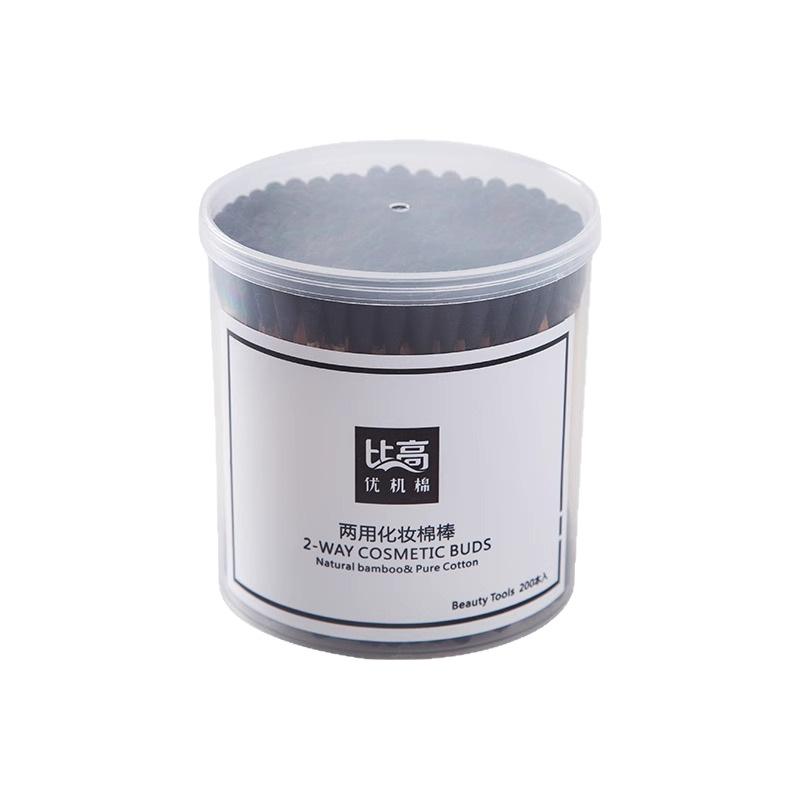 Cotonetes de Algodão de Ponta Dupla para Desinfecção Descartável na Remoção de Maquilhagem