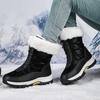 Fashion Outdoor snow boots for women winter new style cold resistant warm  bootse comfortable front zipper wear-resistant cotton shoes
