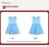 Summer Girls' Mesh Skirt with Swan Embroidery - European Style Princess Dress