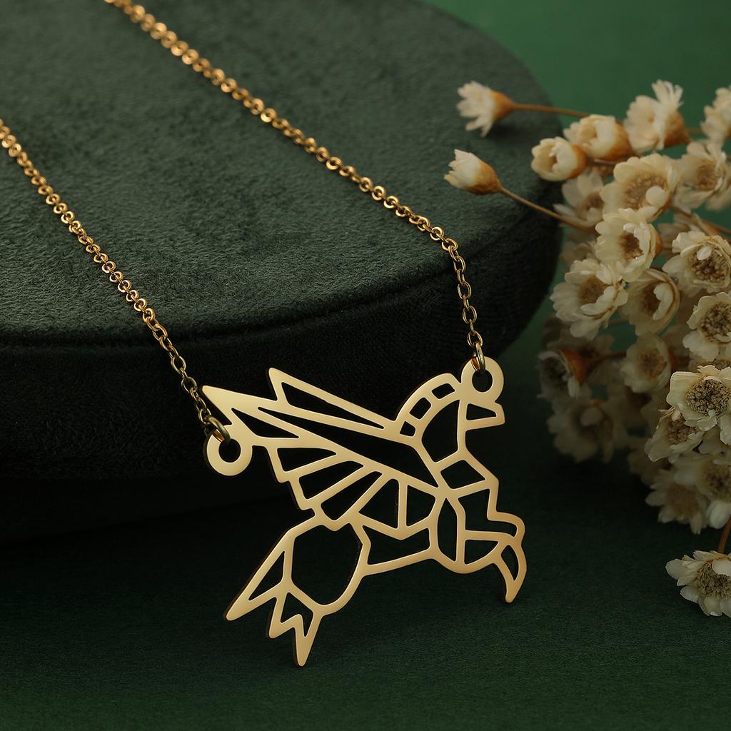 Kinitial Dainty Lotus Flower Books Necklace Women Stainless Steel Phoenix Comedy and Tragedy Mask Choker Necklace Gifts Jewelry