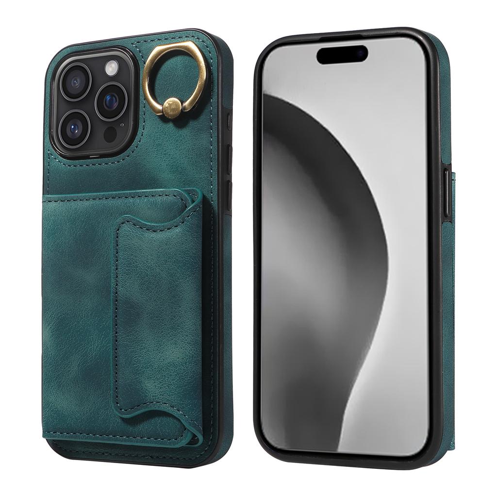 Ring Bracket Card Holder Slots Cover Phone Case for iPhone 16 Series.for iPhone 16,iPhone 16 Plus,iPhone 16 Pro,iPhone 16 Pro Max