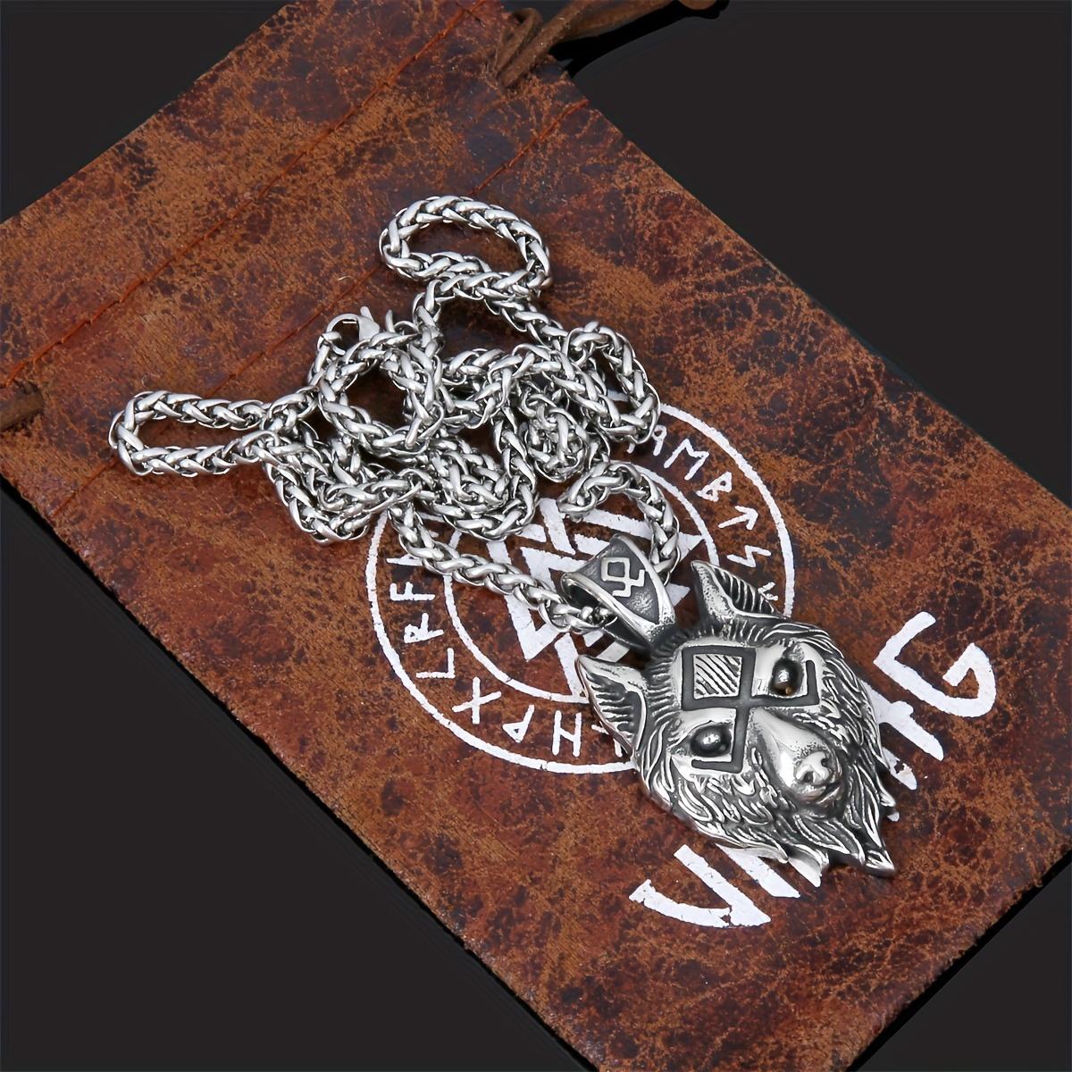 Men s Thor s Hammer Necklace - Handmade 201 Stainless Steel Thor s Hammer Pendant with Celtic Knot Chain