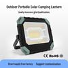 Portable Solar LED Lantern for Camping and Emergency Use