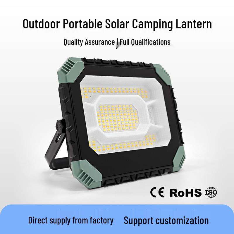Portable Solar LED Lantern for Camping and Emergency Use